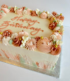 Pipped Slab Cake